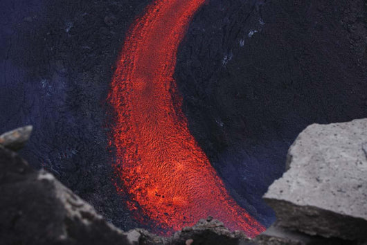 Fimmvorduhals Lava low Eyjafjallaj�kull Wall Decal