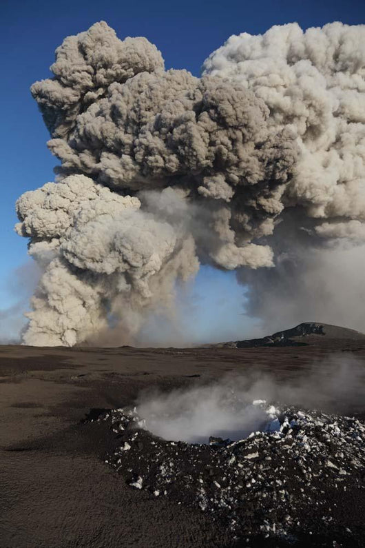Eyjafjallaj�kull Eruption Steaming Wall Decal