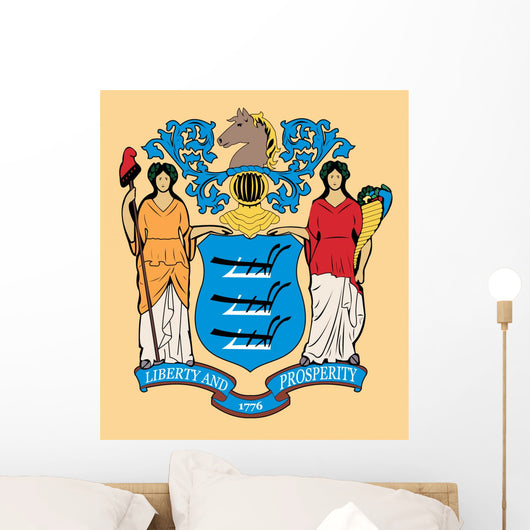 State Flag New Jersey Wall Decal