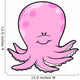 Cute Pink Little Octopus Wall Decal