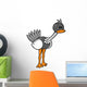 Cute Little Baby Ostrich Wall Decal