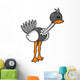 Cute Little Baby Ostrich Wall Decal