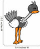 Cute Little Baby Ostrich Wall Decal