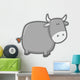Cute Little Ox Wall Decal