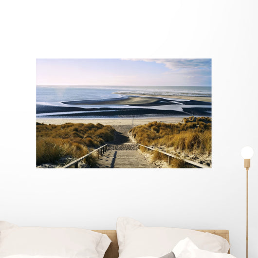 Steps Leading to Beach Wall Decal