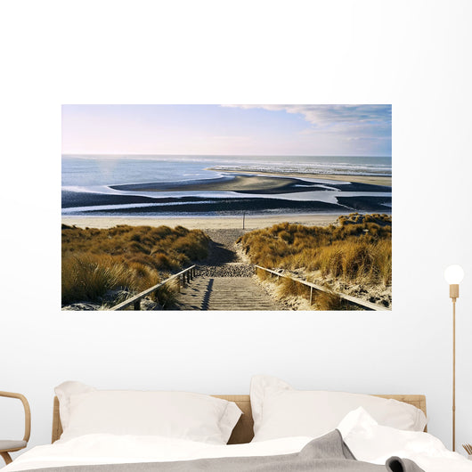 Steps Leading to Beach Wall Decal