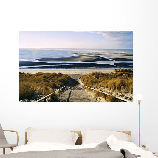 Steps Leading to Beach Wall Decal