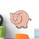 Cute Little Baby Piggy Wall Decal