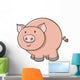 Cute Little Baby Piggy Wall Decal