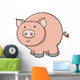 Cute Little Baby Piggy Wall Decal