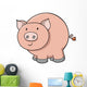 Cute Little Baby Piggy Wall Decal