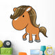 Cute Little Baby Pony Wall Decal