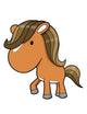 Cute Little Baby Pony Wall Decal