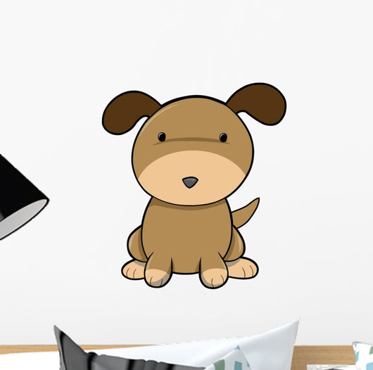 Cute Little Brown Baby Wall Decal