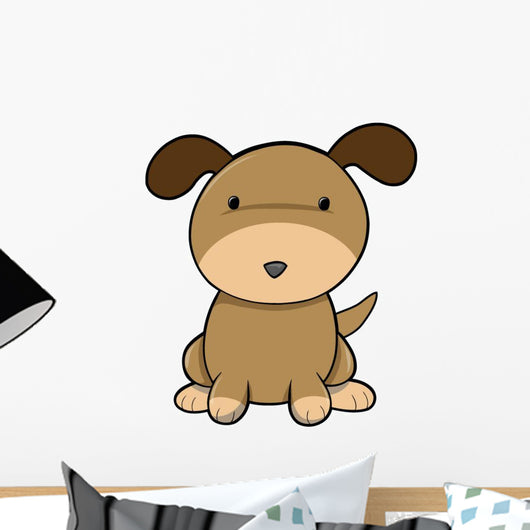 Cute Little Brown Baby Wall Decal