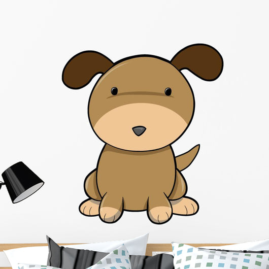 Cute Little Brown Baby Wall Decal