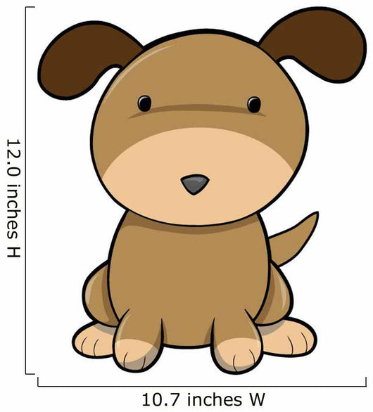 Cute Little Brown Baby Wall Decal