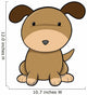 Cute Little Brown Baby Wall Decal