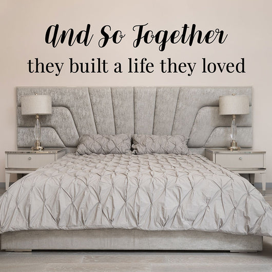 Custom Vinyl Quote Wall Decal - 2 Lines of Text