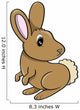 Cute Little Baby Rabbit Wall Decal