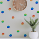 Rainbow Polka Dot Wallpaper Sticker Set