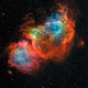 Ic 1848 Soul Nebula Wall Decal Design 1