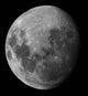 Three Quarter Moon Wall Decal