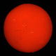 H-alpha Full Sun Red Wall Decal