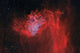 Flaming Star Nebula Wall Decal Design 1