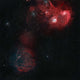 Widefield Simeis 147 Flaming Wall Decal