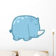 Cute Little Spotted Rhino Wall Decal