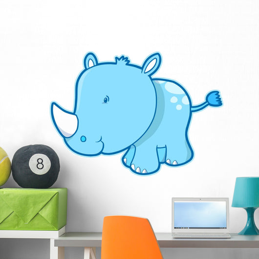 Cute Little Baby Blue Wall Decal