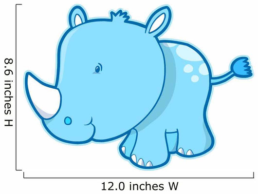 Cute Little Baby Blue Wall Decal