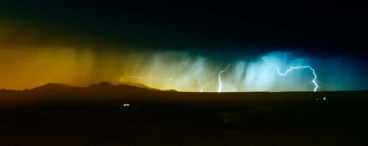 Lightning Storm over Northern Wall Decal Design 2