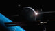 Illustration Astronaut Orbit over Wall Decal