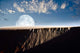 Full Moon Rising above Wall Decal