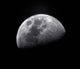 Waxing Gibbous Moon Wall Decal