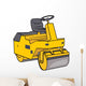 Yellow Road Roller Wall Decal