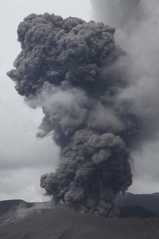 Explosive Eruption Forming Ash Wall Decal