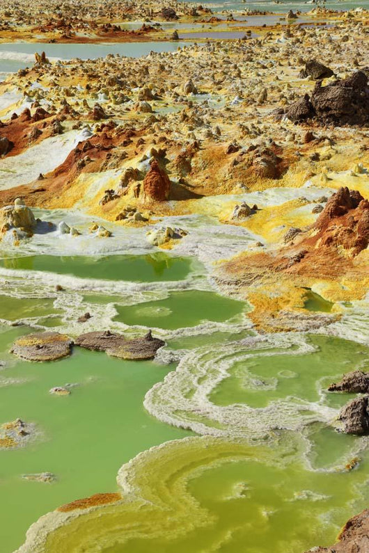 Potassium Salt Deposits Dallol Wall Decal Design 19
