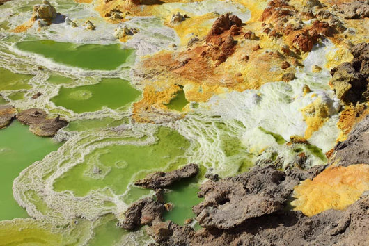 Potassium Salt Deposits Dallol Wall Decal Design 18