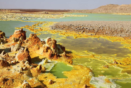Potassium Salt Deposits Dallol Wall Decal Design 16