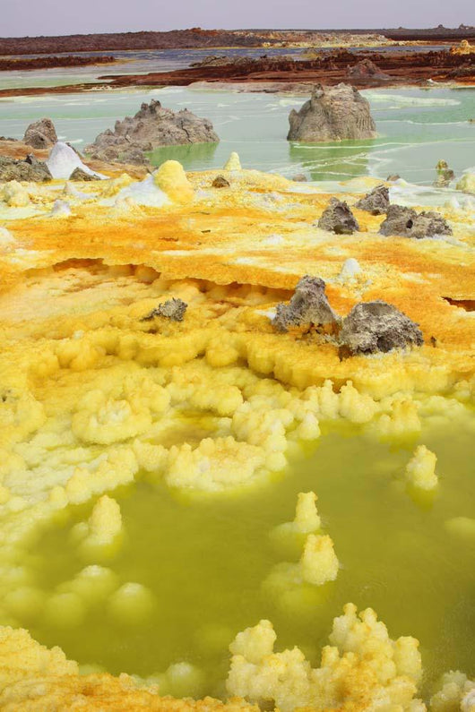 Potassium Salt Deposits Dallol Wall Decal Design 8