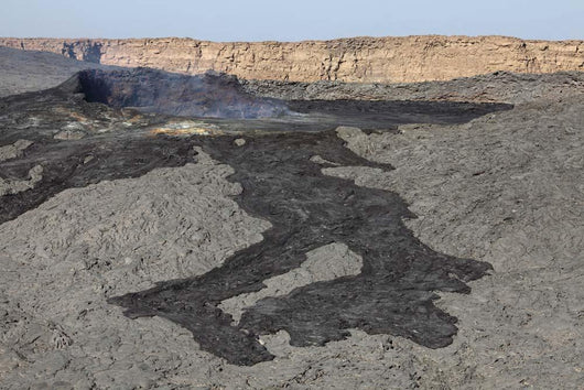 Basaltic Lava Flow from Wall Decal Design 2