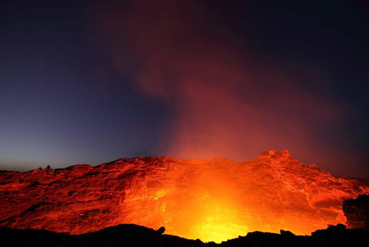 Lava Lake Illuminating Walls Wall Decal Design 2