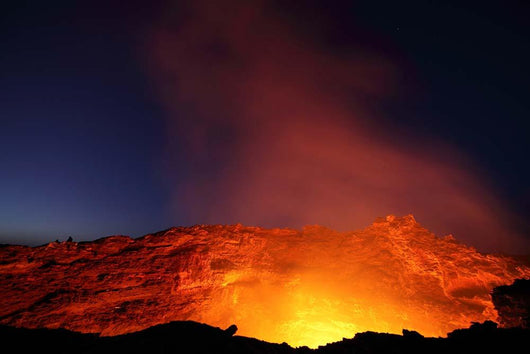 Lava Lake Illuminating Walls Wall Decal Design 1