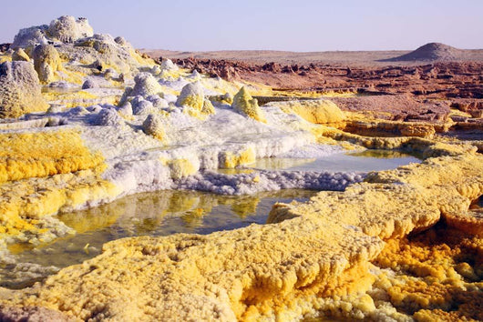 Potassium Salt Deposits Dallol Wall Decal Design 2