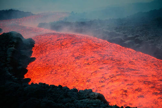 Lava Flow during Eruption Wall Decal Design 2