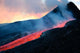 Lava Flowing from Base Wall Decal Design 1