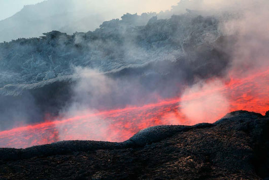 Lava Flow during Eruption Wall Decal Design 1